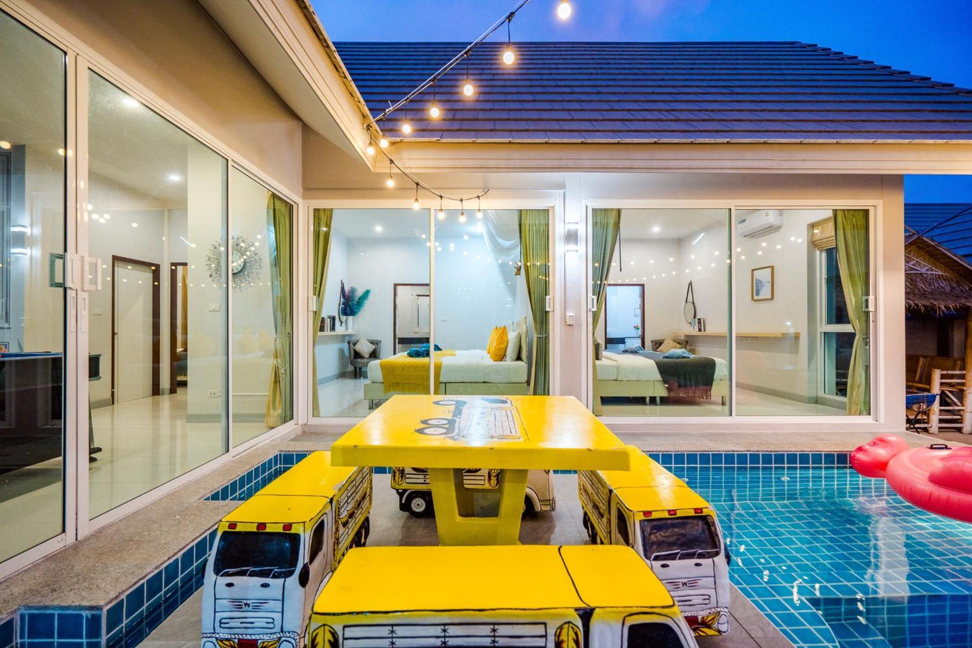 M4 Billion Pool Villa Ча-Ам Экстерьер фото