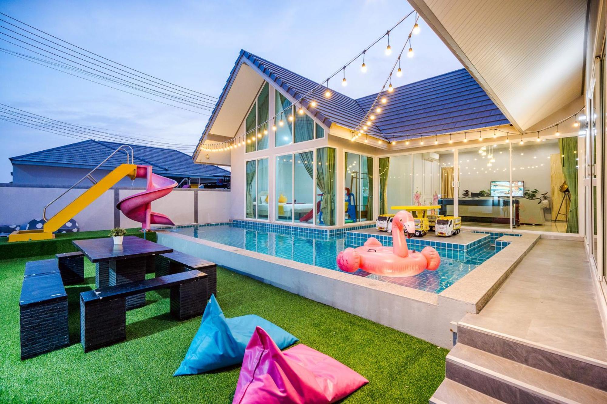 M4 Billion Pool Villa Ча-Ам Экстерьер фото
